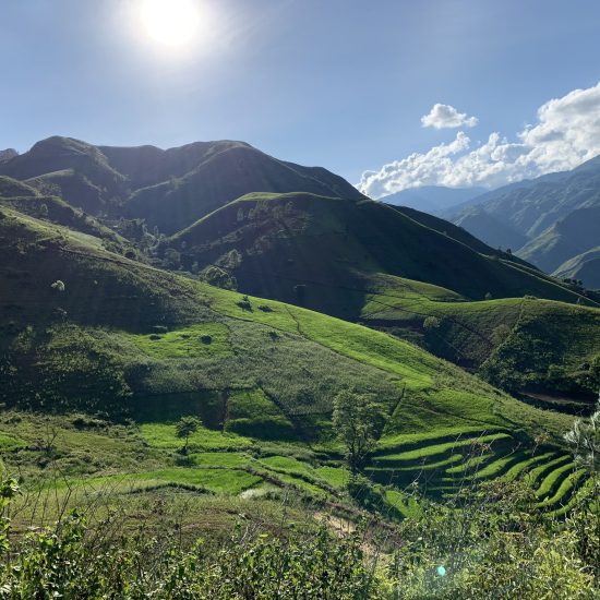 Mountain scape in Ta Xua