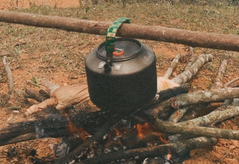 tea time in Ta Xua nature