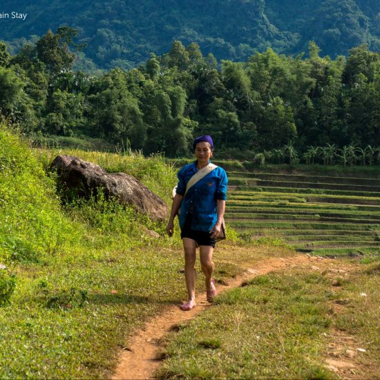 Local in Pu Luong working day